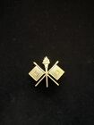 WWI US Army Signal Corps Officers Branch Insignia Tiffany & Co Pin Back 14k Rare