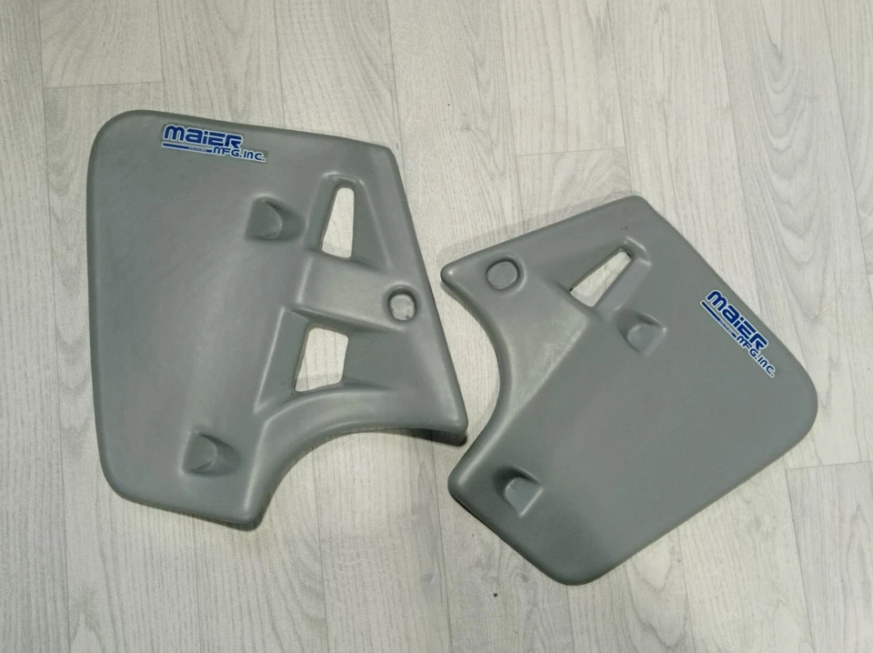 Carenado plástico alerón del tanque revestimiento del radiador Kawasaki KX250 500 año 87 Foto 1 de 3