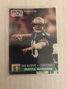 1991 Pro Set  Dan McGwire rookie card # 745  Seattle Seahawks   1.00 Shipping - Bild 1 von 2