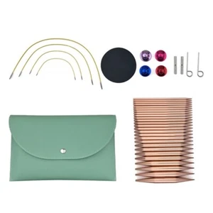 13Pairs Interchangeable Circular Knitting Needle Set for Beginner 3.0mm-10mm - Picture 1 of 8