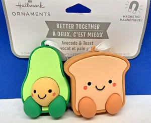 2024 Hallmark Better Together Avocado & Toast Christmas Tree Ornaments - Picture 1 of 2