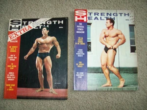 *2 vtg STRENGTH & HEALTH 1965 York Barbell BODYBUILDING Strongman Mr. America ab - Imagen 1 de 2