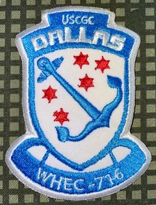 Gancho de parche y reproducción de plancha USCGC WEC-716 Dallas nuevo A409 - Imagen 1 de 2