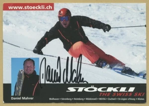 Daniel Mahrer - Skieur alpin suisse - Jolie photo signée - Picture 1 of 1