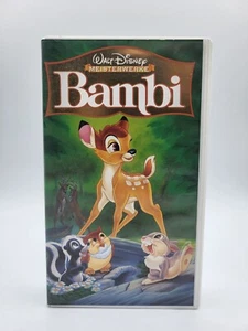 Walt Disney Meisterwerke Bambi Pressekassette Muster VHS Sammeln Neu OVP selten - Bild 1 von 6