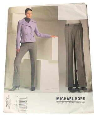 Michael Kors Vogue Pattern V2873 Jacket Pants Sewing Pattern Size 14 16 18 2005 - Image 1 of 2