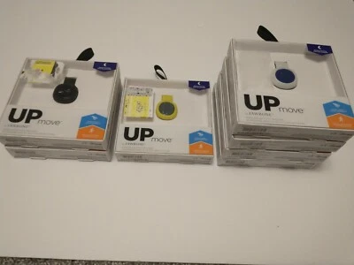 Lot of 7 Jawbone Up move Wireless Activity Tracker White Black Yellow - Imagem 1 de 4
