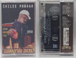 Chilee Powdah Way Too Real Cassette Tape 1996 C.IN Lil Ric Mafiosos Rare Clear - Bild 1 von 7