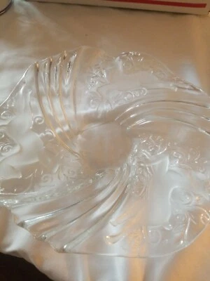 Plato de caramelo de vidrio con tema de reno/vacaciones/navidad Foto 1 de 4