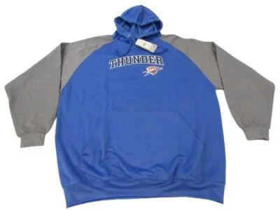 Nova Jaqueta com Capuz OKC Oklahoma City Thunder Masculina Tamanhos 2XL-5XL-Alta Majestic $80 - Imagem 1 de 4