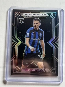 2022-23 Panini Obsidian RC Kristjan Asllani Base #136 /115 Rookie Card Albania - Picture 1 of 2