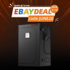 Spider Farmer 120x120x200CM Indoor Grow Tent Mylar Hydroponic Reflective Oxford - Picture 1 of 9
