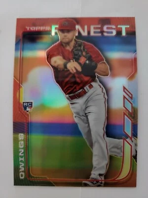 CHRIS OWINGS 2014 TOPPS FINEST ROOKIE REFRACTOR CARD# 28 - Image 1 of 3
