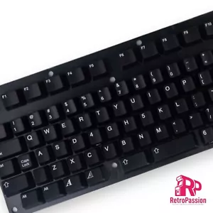 Amiga A1200 A500 A600 CDTV Black Keycaps US Layout - UK STOCK - Picture 1 of 1