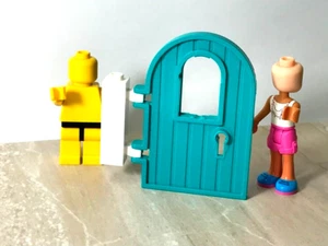 New LEGO Door HINGE Blue Castle Wine Cellar Turquoise Kingdoms Princess Room - Picture 1 of 1