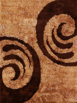 Stylish Shaggy Plush Rug 8x10 ft Luxurious Hand-tufted Rug - Image 1 of 4