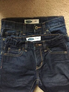 [Youth] Old Navy Boy’s Size 7 Skinny Fit Blue Denim Jeans Lot 2 - Picture 1 of 2
