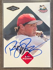 2005 Just Minors Brian Bogusevic Tri-City Valley cats signed autographed card ip