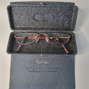 Specsavers Tortoise Cat Eye Glasses Frames Mariana 53-19-150 + Case & Cloth - Foto 1 di 7