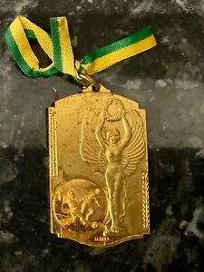 Football Soccer Medal - 1960 Italia  Italy Olympics ? Yugoslavia Denmark Hungary
