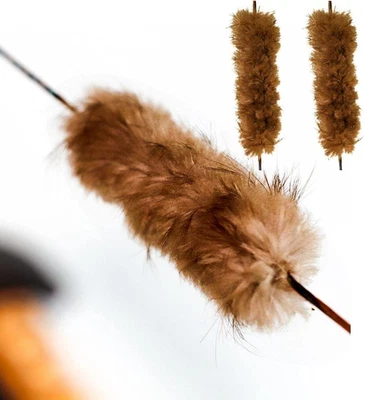 Silenciadores de cuerda de arco de piel de castor silenciadores de cuerda de arco para arco recurvo y largo Foto 1 de 4