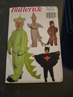 Vintage Butterick 6386 Kids Halloween Sewing Pattern Costume Dress Up  - Image 1 of 2