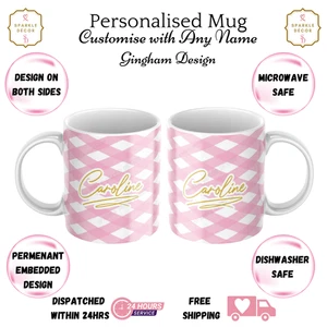 Personalised Any Name Classic Mug Custom Fun Coffee Cup Gift Friend For Her Him - Picture 1 of 6