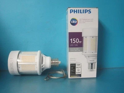 PHILIPS 150 WATT 4000K MOGAL BASE DIMMABLE CORN COB HID LED LIGHT BULB 150CC 840 - Image 1 of 4