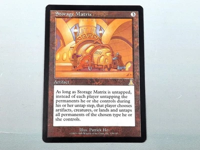 MTG - URZA'S DESTINY (BB/'99) - STORAGE MATRIX (138) - S.MATRIX/RARE/NEVER P./NM - Bild 1 von 4