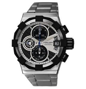 Concord C1 Chronograph 01.5.14.1001 Chronometer Date Steel 45MM Men's Automatic - Picture 1 of 9