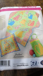 Simplicity Pattern Cat Quilt/Tote Bag/Wall Hanging PillowDarlene Zimmerman 2575 - Picture 1 of 2