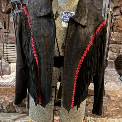 Pioneer Wear Fringed Learher Jacket - Image 1 of 4