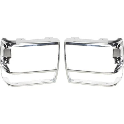 Headlight Door Chrome For 1989-1990 Ford Ranger 1991-1994 Explorer Front Set 2pc - Image 1 of 4