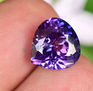 Natural 5.30 Ct Boysenberry Sapphire Pear AGL Certified fabulous Gemstone - Picture 1 of 6