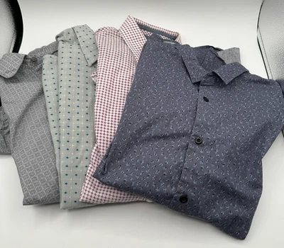 Lot of 4 Small Men’s Short Sleeve Button Up Shirts Diesel, Filter, Gap, BP - Image 1 of 4