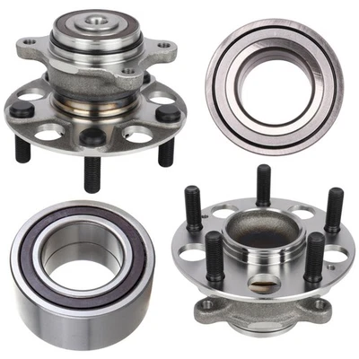 4x Front Rear Wheel Hub Bearings For 2006-2009 Honda Civic Si Acura CSX FWD Foto 1 de 4