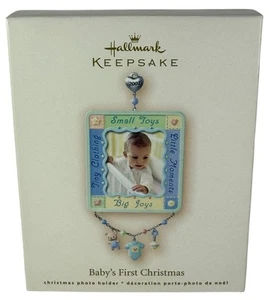 Baby's First Christmas Hallmark Keepsake Ornament 2007 QXG6099 Photo Holder - Picture 1 of 5