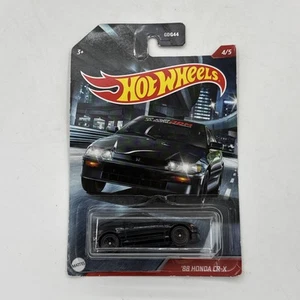 2021 Hot Wheels 88 Honda CR-X Walmart Exclusive Black New NOC - Zdjęcie 1 z 2