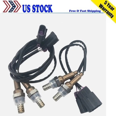 Juego de 4 sensores de oxígeno aguas arriba y aguas abajo para Kia Sedona 3,8 L V6 2006-2010 Foto 1 de 4