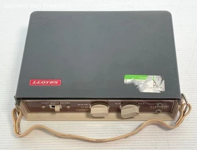 Grabadora de cinta de carrete a carrete Lloyd's de colección sin probar Foto 1 de 4