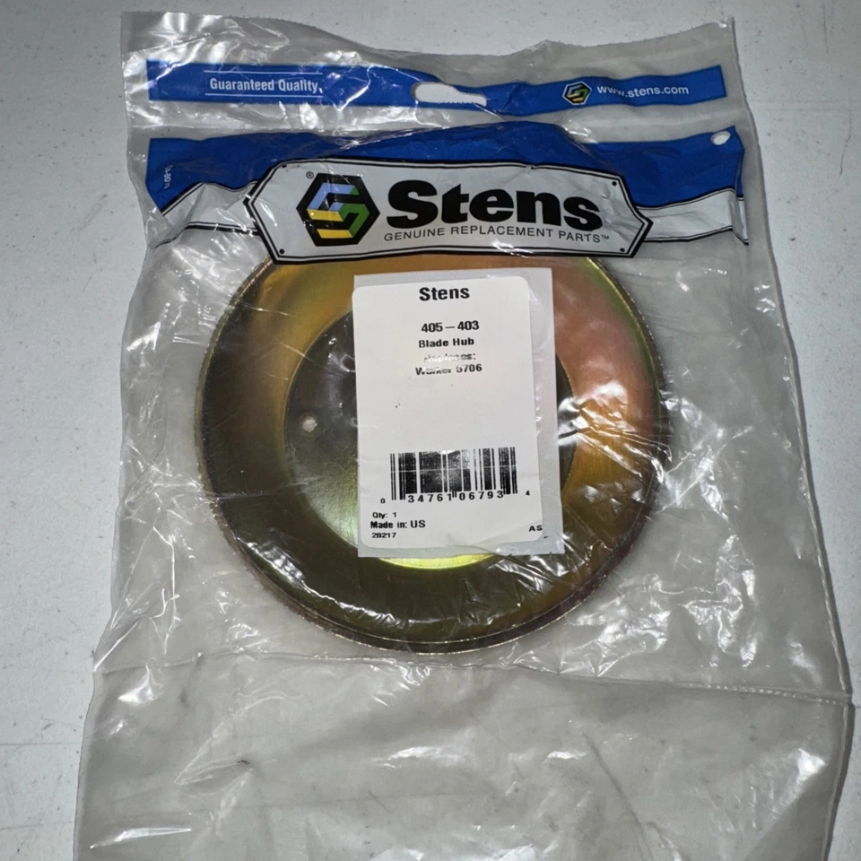 Buje de hoja Stens 405-403 reemplaza pieza de plataforma de cortacésped Walker 5706 Foto 1 de 3