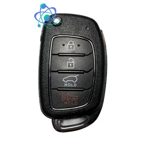 2017-2019 OEM Originales Hyundai Santa Fe Remoto Plegable Llave 4B Fcc- - Imagen 1 de 5