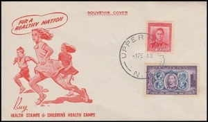 NEW ZEALAND KGVI 1½d. RED ILLUSTRATED FDC (ID:14/D42140) - Picture 1 of 1