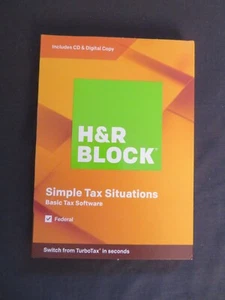 2019 H & R Block Simple Tax Situations Software FAST AUTHENTIC DOWNLOAD ONLY - Picture 1 of 3