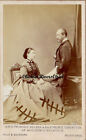 1865 Damaged Cdv Princess Helena And Christian Schledwig Holstein Photo 7800
