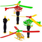 Pull Line Helicopter Fly Outdoor Game Draw Rope Take-off Plane Children&#39;s Gift