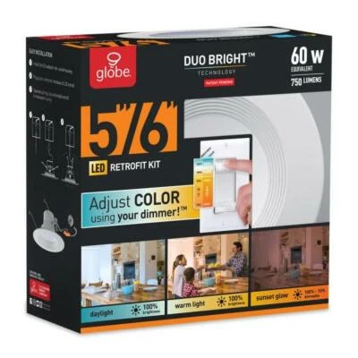 6 pulgadas Deflector retrofit empotrado LED integrado sintonizable Energy Star con dúo  Foto 1 de 3