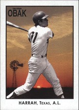 2010 TRISTAR Obak Black #55 Toby Harrah /50