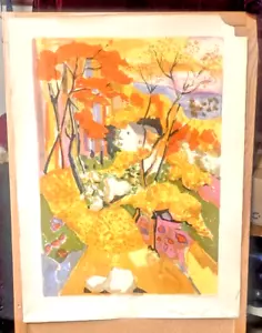 Georges Lambert Lithograph 'L Automney - Picture 1 of 3