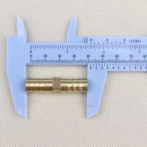 NEW Brass Hose Barb Mender Union Brass Fitting Gas Fuel Water Air 3/8" 10mm 3Pcs - Picture 1 of 6